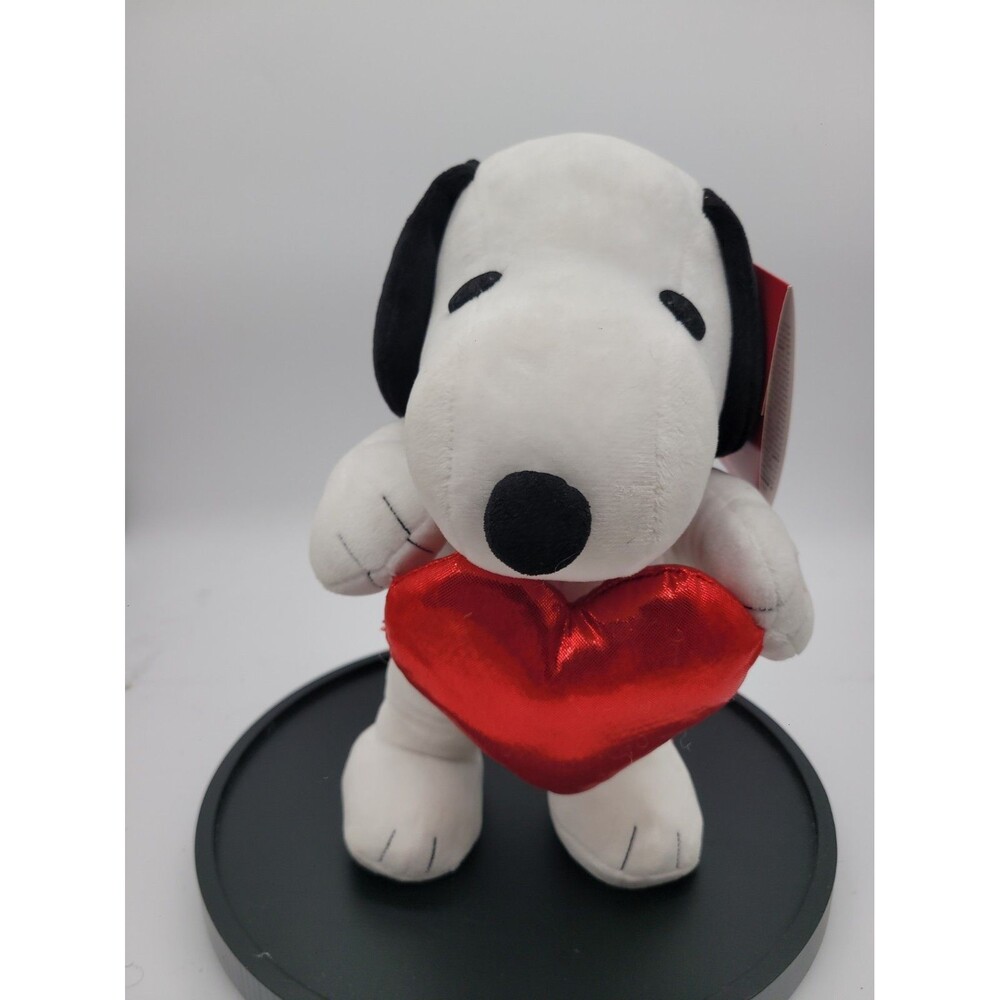 NEW Snoopy Valentines Greeter Music Plush 12 ” Peanuts 2021 Red Heart Tags Flaw
